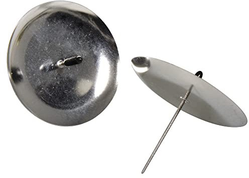 Rayher 2515222 Advent Wreath Candle Holder, 8 cm, SB-Btl. 4pcs-silver