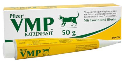 Zoetis VMP Katzenpaste | 50 g | Ergänzungsfuttermittel für Katzen | Kann dabei helfen Mangelerscheinungen auszugleichen | Mit Mineralstoffen