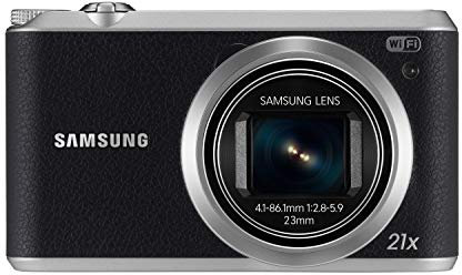 Samsung WB350F - Cámara compacta de 16.5 Mp (pantalla táctil de 3, zoom óptico 21x, estabilizador óptico, vídeo Full HD, WiFi), negro