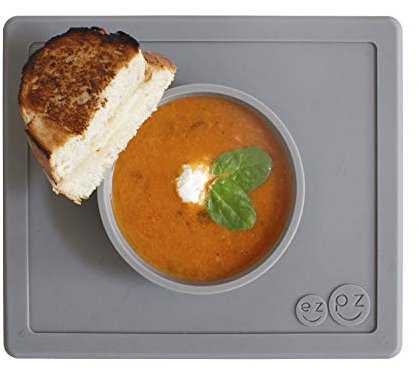 ez pz Happy Bowl - Dunkelgrau - ab 24 Monaten