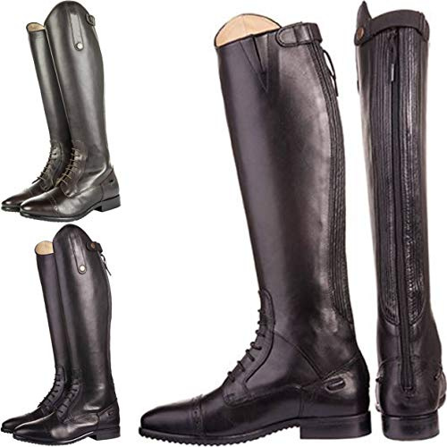 HKM Unisex Valencia normal/extra ancho Botas de montar Negro 40