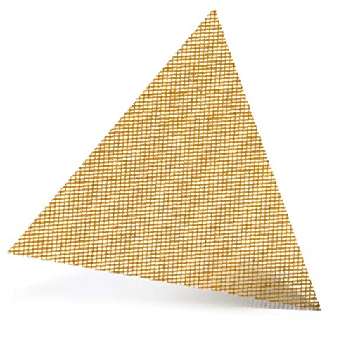 MENZER Ultranet Klett-Schleifgitter, 290 x 250 mm, f. Trockenbauschleifer, Weißes Edelkorund (25 Stk.) K60