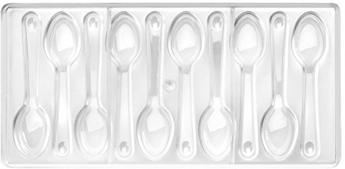 Ibili 799402 blomkruka Conico cucharillas bakform pralin polykarbonat klar 30 x 14 x 2 cm