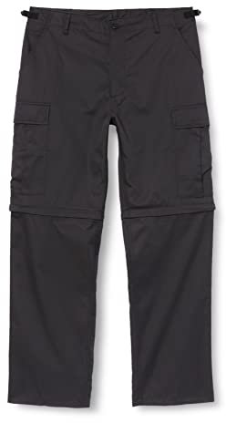 Mil-Tec Herren Zip-Off Typ BDU Hose, Schwarz, XL EU