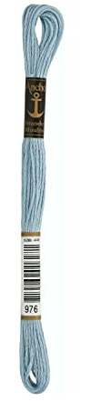 ANCHOR Broderi gängor sticktwist, löplängd: 8 m 976