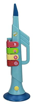 Jouet Musical Peppa Pig Trompette, Verte, Rose