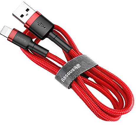 Baseus - Cafule Cable USB to Lightning, 1.5 A, 2 m (Red)