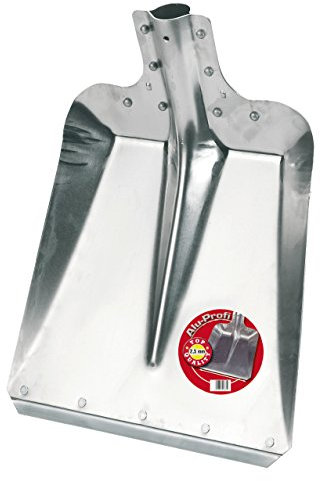 Kerbl 2977 - Pala professionale in alluminio, misura 7, con bordo, 2,5 mm