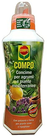 COMPO 1521302005 Concime per Agrumi e Piante Mediterranee, 1 Litro, Verde