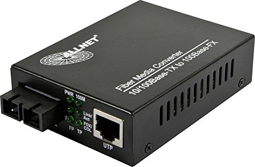 ALLNET ALL-MC107-ST-MM convertisseur de Support réseau 100 Mbit/s Multimode Noir