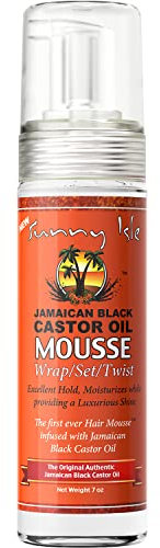 Sunny Isle Jamaican Black Castor Oil Mousse Wrap Set, 7 oz, Twist