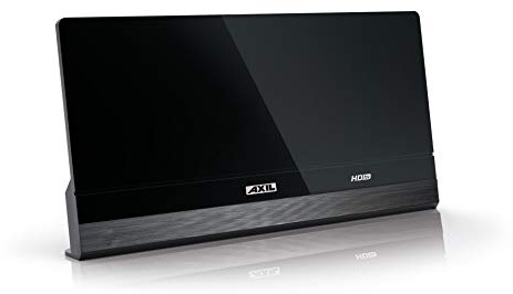 Engel AN0268G5 Antena TV Interior Digital HD TDT VHF UHF 48dB Filtro 5G Protect Alta Ganancia Fácil Instalación