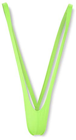 Herrenbadeanzug Mankini Scherzartikel Junggesellenabschied Erotik Schwimmen Swimming Pool, Grün,