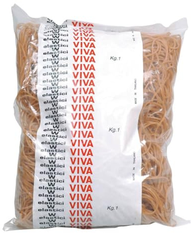 Viva En040B Elastico in Gomma Naturale, Diametro 40 mm, Marrone