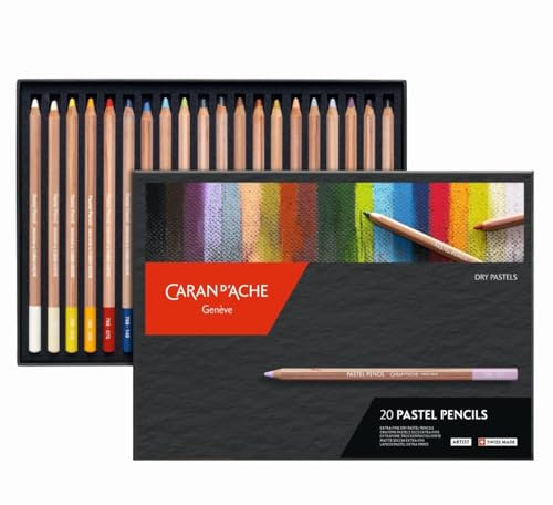 Caran d'Ache Pastel Pencil Assortment of 20 Colours