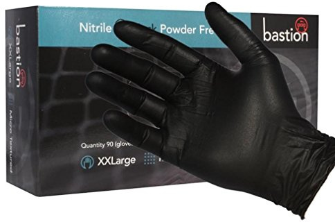 Handsafe Speciality Nitrile Gloves Medium Black (Pack of 100) GL897