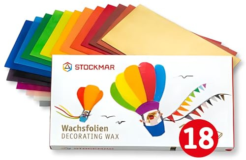 Stockmar Películas de cera 20 x 10 cm - 18 Colores surtido