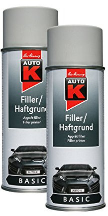 Kwasny Grundierung Grau Haftgrund Spray 400Ml Spraydose Auto Füller Filler Basic 2X