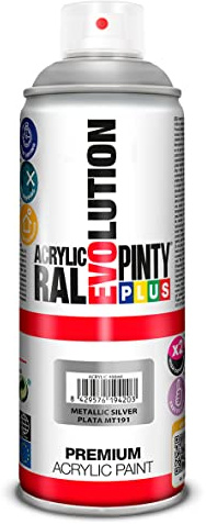 Pinty 269 Pinty Plus Evolution Bombe 400 ml Métallisé Argent