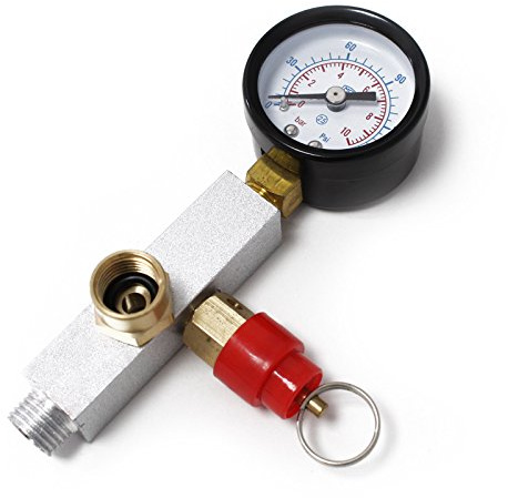 Reservdel Adapter Trycksida AS196AW och Manometer till Airbrush Kompressor Tillbehör