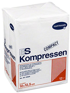ES-Kompressen Unsteril 10x12,5 cm 12fach