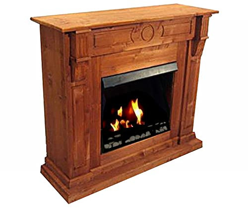 Ethanol und Gelkamin Modell Athen Premium Kirschbaum