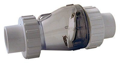 Valterra Transparentes Rückschlagventil mit 3/3 Kupplung, Ø 63 mm mit Feder