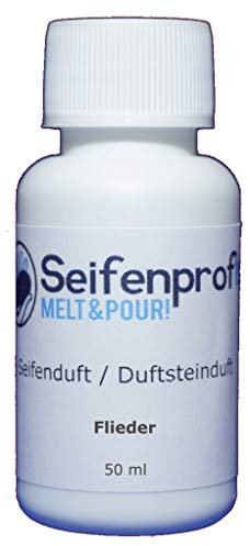 Seifenprofis 50 ml Seifenduft (Flieder) Duftöl zur Seifenherstellung 100% vegan biologisch Badebomben Kerzenduft Raumduft Seifengießen