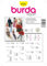 Burda B8576 Schnittmuster, Papier, Mehrfarbig