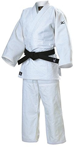 Mizuno Shiai Judo Gi kostym 900 g, vit, 2,5