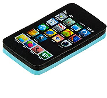 TSI 44001 Radierer MyPhone, Farbe Schwarz/Blau