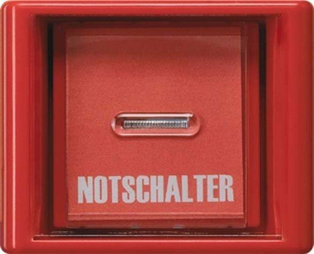 Jung Abdeckung Glasscheibe rt AS 561 GL RT