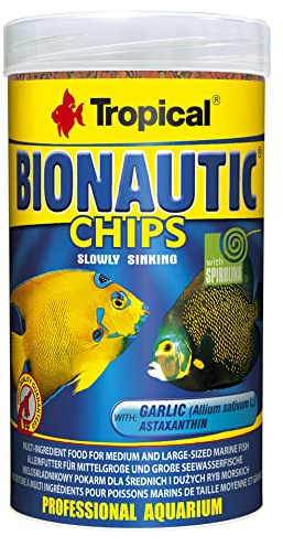 Tropical Bionautic Chips foderchips för medelstor och stor havsvattenfiske, 1-pack (1 x 250 ml)