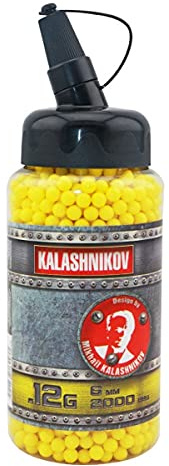 Kalashnikov - Pallini per Pistola, Confezione da 2.000, BB 0,12 g