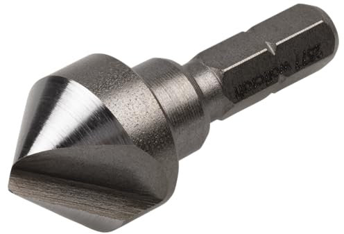 wolfcraft Avellanador cónico, Ø 16 mm, vástago hexagonal I 2577000 I Para el avellanado preciso de agujeros taladrados, para uniones atornilladas al ras en madera, metal no férreo y plástico