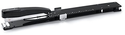 Swingline Long Reach Stapler, 20 Sheet Capacity, Jam Free, 12 Reach, Metal, Black (S7034121P)