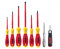 Wiha SoftFinish® VDE Schraubendrehersatz, Schlitz/Phillips - Spannungsprüfer - Kabelmesser- 8-tlg. - 29897
