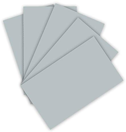 Folia 6361 – Papier de Couleur 130 g/m², Papier à Dessin en Ton argenté Brillant, Format A3, 50 Feuilles, comme Base pour de Nombreux travaux manuels