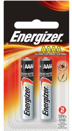 Energizer Max Alkaline AAAA Batteries, 1.5 V, 2/Pack