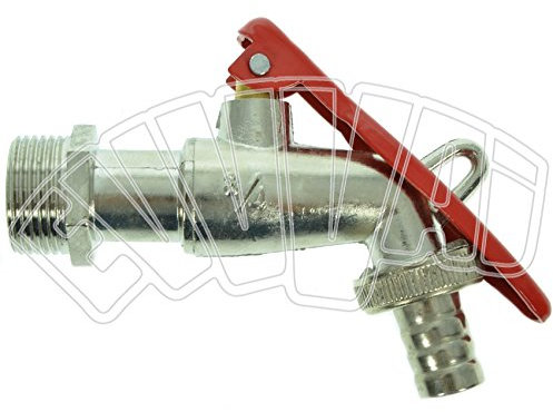 RUBINETTO A SFERA - 3/4 - 170 GR CON PORTAGOMMA E PORTA LUCCHETTO TUBO ACQUA