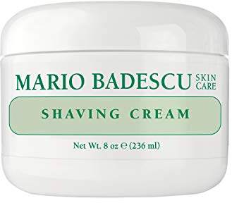 Mario Badescu Shaving Cream for Women and Men - Classic, Unisex Non-Foaming Shave Cream Formula Infused with Lavender Oil and Vitamin E - Helps Prep, Protect and Moisturize for a Closer Shave, 8 Oz