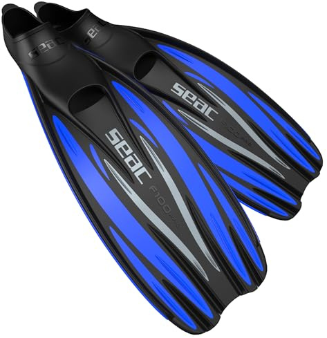 SEAC F 100 Pro, Palmes de plongée Ultra légères chaussantes, pour plongée et Snorkeling