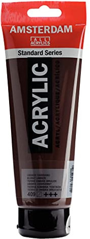 Amsterdam Standard Series Acrylfarbe Tube 250 ml Umbra Gebrannt 409 (17124090)