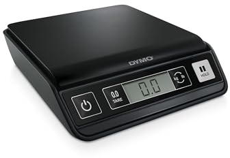 DYMO M5 Digital Postal Scale, 5-Pound Capacity - for Shipping & Weighing Mail, Letters, Packages, Envelopes