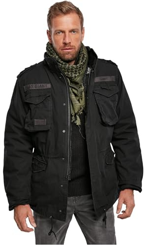 Brandit M65 Giant Jacket, Color: black, Size: L