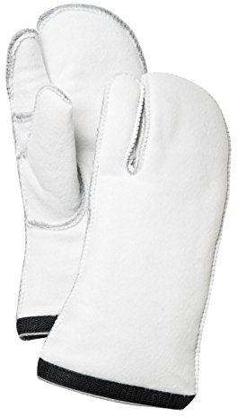 Hestra Herren Heli Ski Liner 3 Finger HandschuheWeiß/Grau 11
