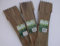 Lot de 3 treillis de jardin extensibles en bois marron foncé extensible jusqu'à 150 x 30 cm