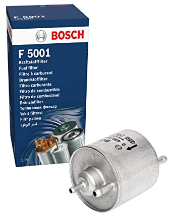 Bosch F5001 Filtre à Carburant Essence - Sépare les Particules du Carburant, Protège le Système d'Injection