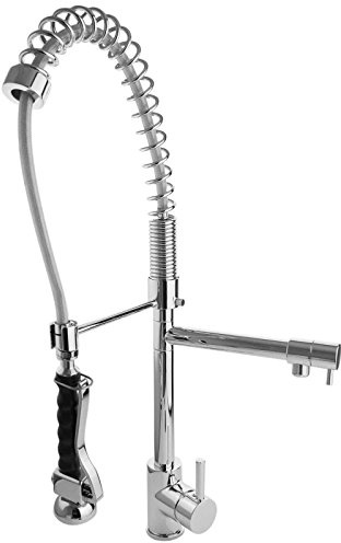 PaulGurkes Gastroarmatur Küchenarmatur Pendelbrause Geschirrbrause Spülbrause Spültischbatterie