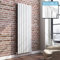 iBathUK Apex Tall Vertical Radiator, Double Flat Panel Radiators, 1800x608mm Slim Radiator, Wall Mounted for Bathroom,Kitchen,Living Room- White